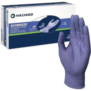 HALYARD SKYBREEZE Nitrile Exam Gloves Latex and Powder-Free size Small